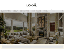 Tablet Screenshot of lokalhomes.com